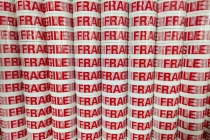 Fragile printed strong parcel packing tapes